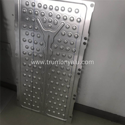 aluminum cold plates for electric vehicle heat exchange